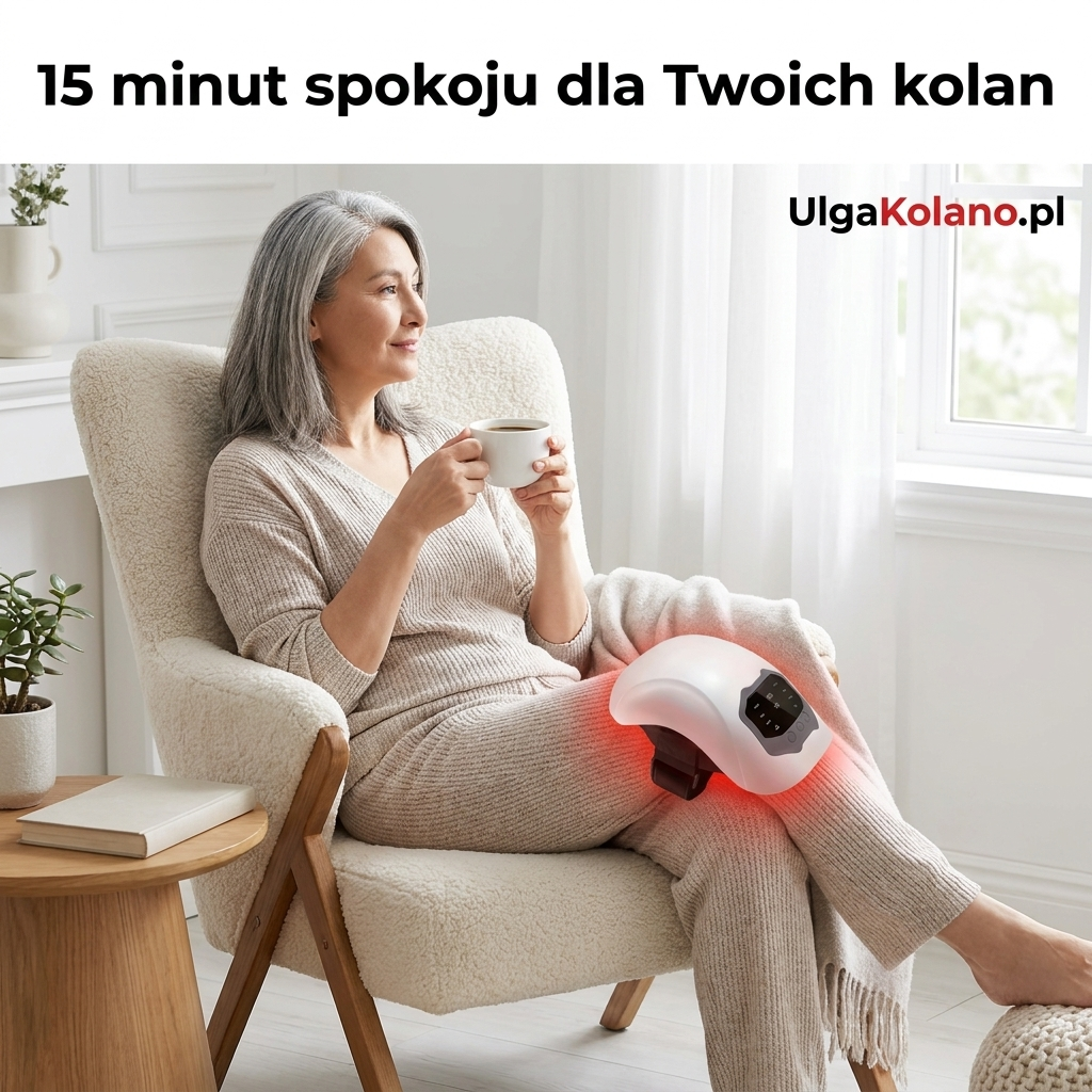 Masażer do kolan 3-w-1 z ciepłem podczerwonym i łagodzeniem bólu
