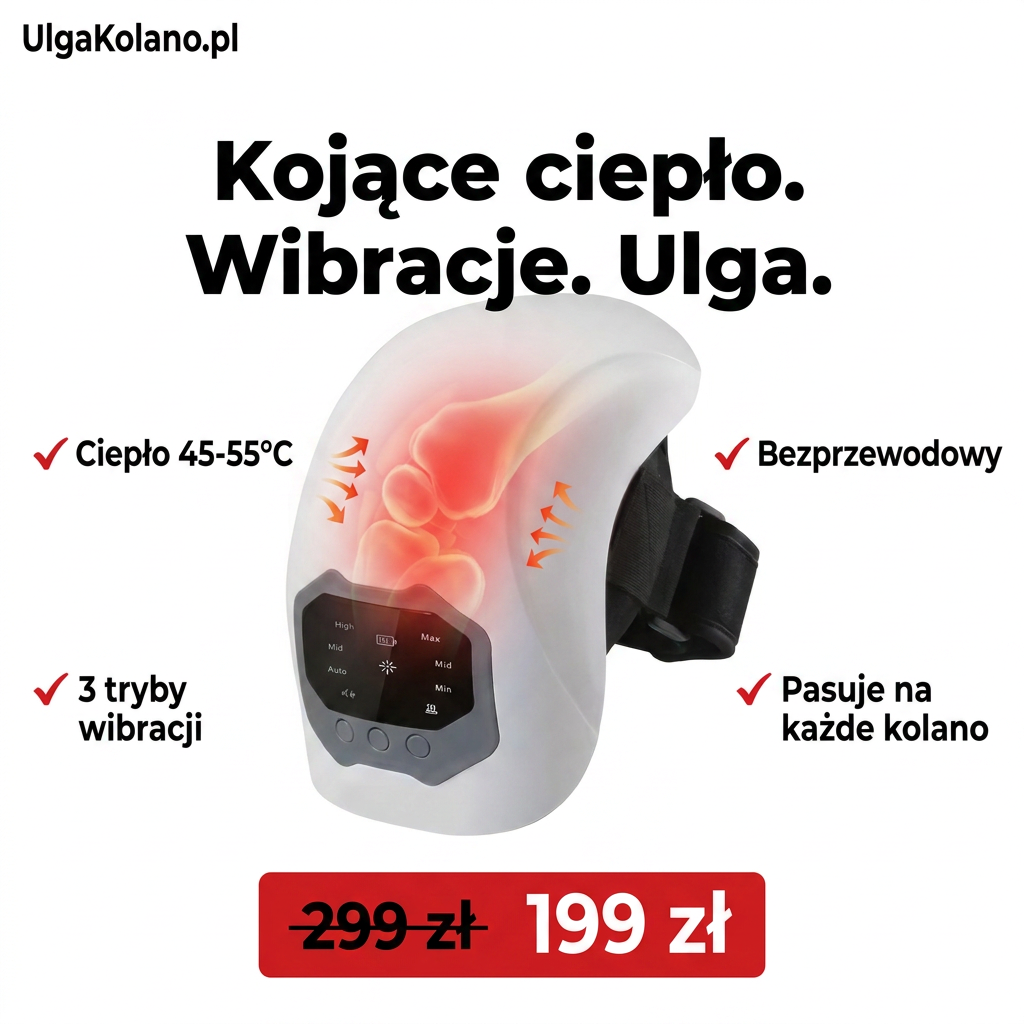 Masażer do kolan 3-w-1 z ciepłem podczerwonym i łagodzeniem bólu