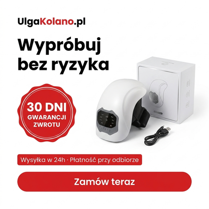 Masażer do kolan 3-w-1 z ciepłem podczerwonym i łagodzeniem bólu